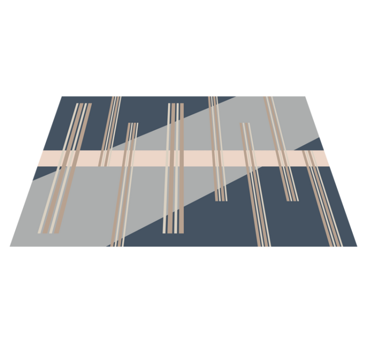 Vinylteppich Streifen gestreifte Ästhetik - TenStickers