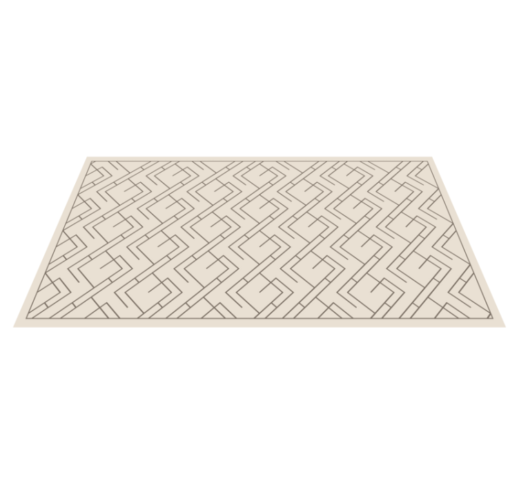 Vinyl Teppich geometrisch geometrisches labyrinth-design - TenStickers