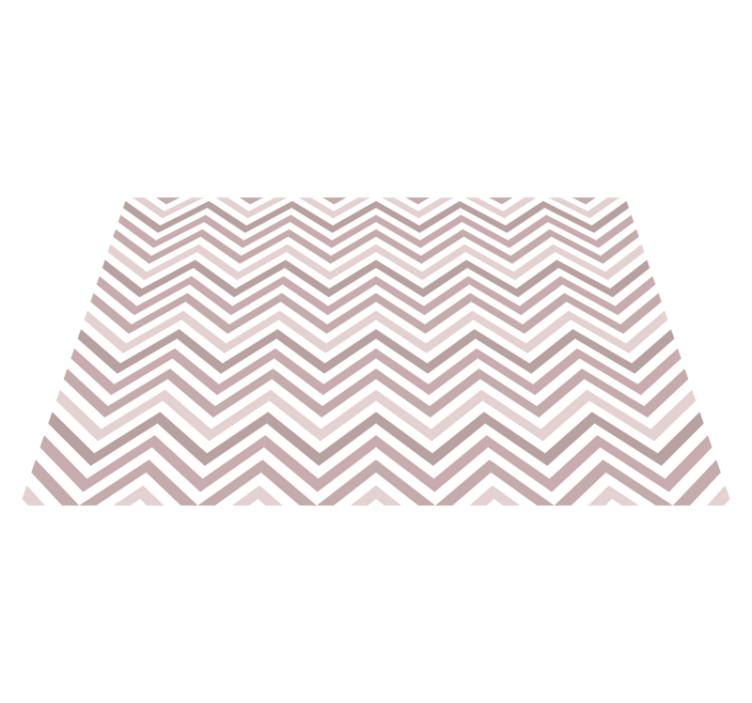 Vinyl Teppich geometrisch chevron-muster-design - TenStickers