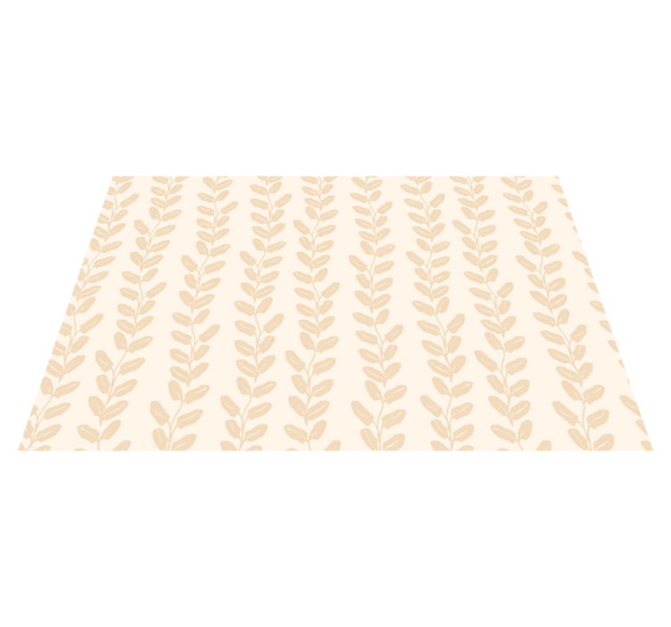 Vinyl Teppich Blumen botanisches muster - TenStickers