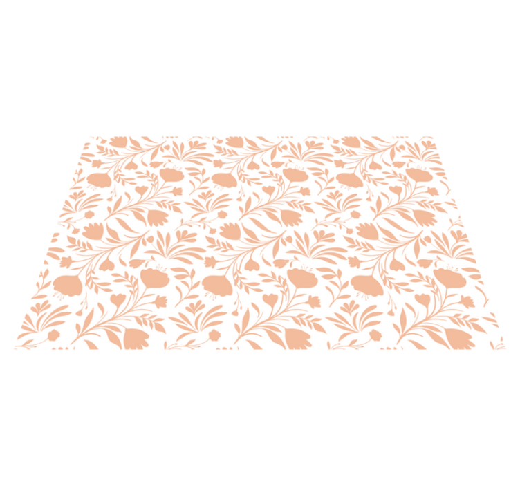 Vinyl Teppich Pflanzen blumenmuster - TenStickers