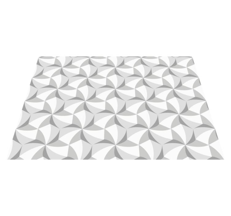 Vinyl Teppich geometrisch abstraktes wirbelmuster - TenStickers