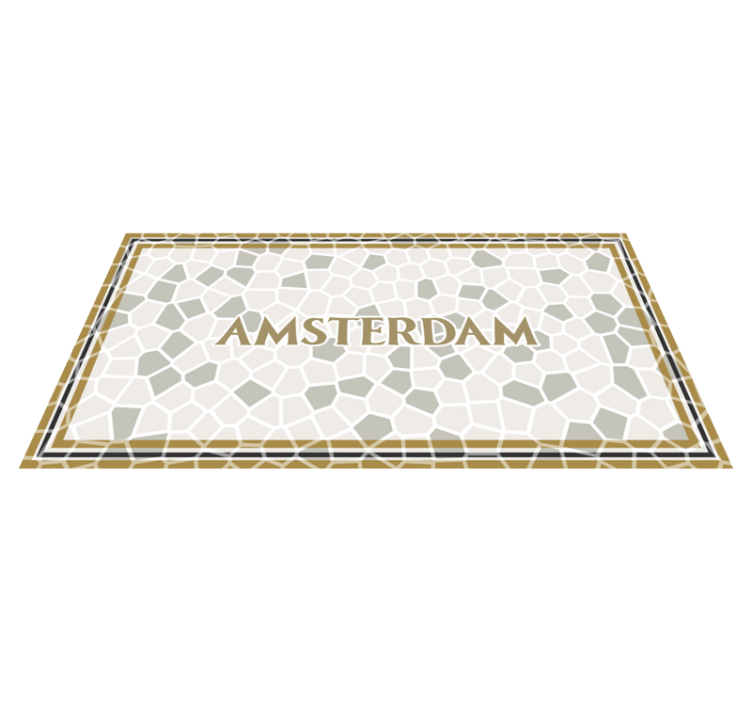 Vinylteppich Mosaik amsterdam mosaik - TenStickers