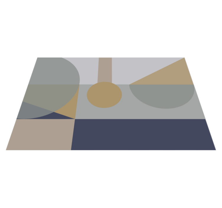 Vinyl Teppich geometrisch abstrakt geometrisch - TenStickers