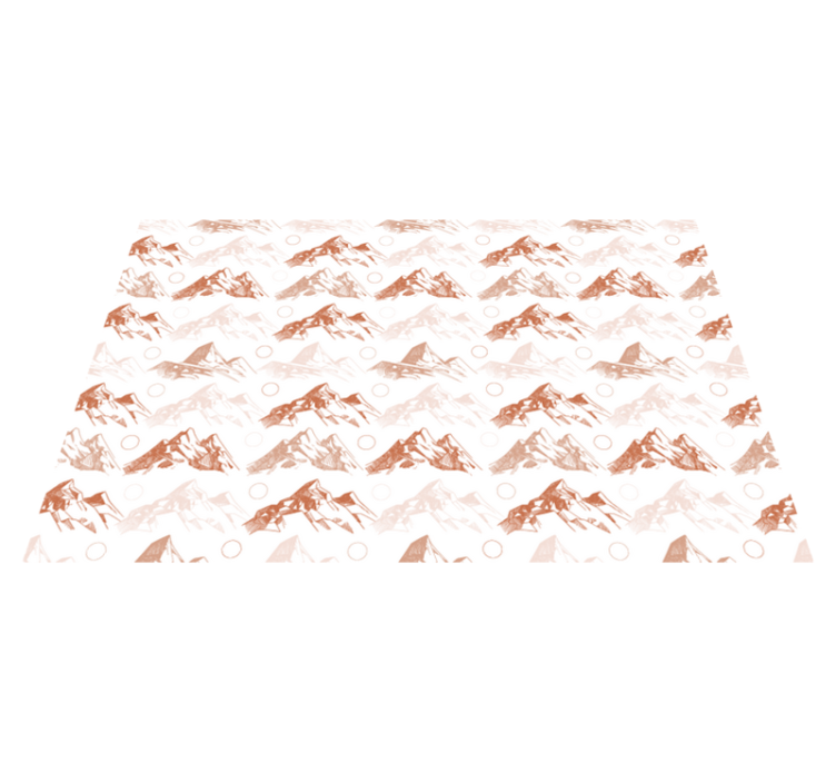 Vinyl Teppich Natur bergmuster - TenStickers