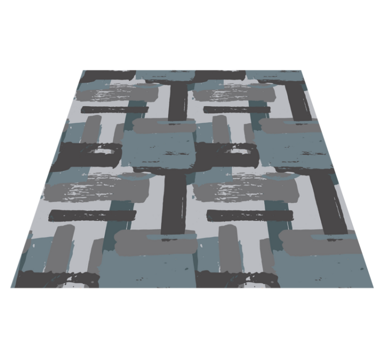 Vinylteppich modern Helle Farben bemalte blöcke - TenStickers