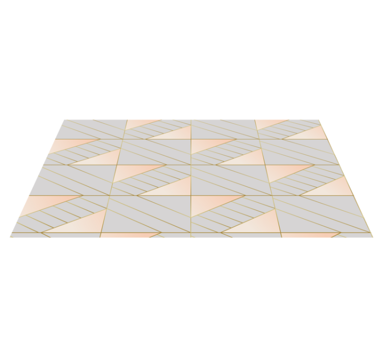 Vinyl Teppich geometrisch geometrisches Muster - TenStickers