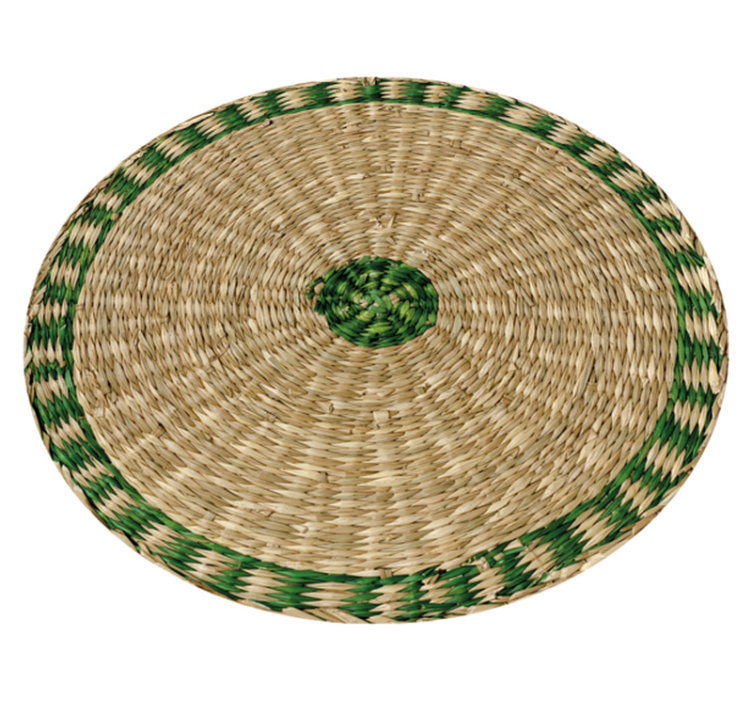 Vinyl Teppich gewebte Rundstruktur - TenStickers