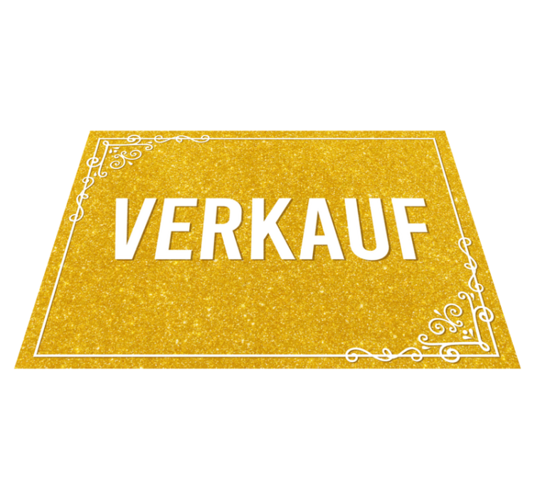 Vinylteppich rechteckig verkauf goldene glitzertextur - TenStickers