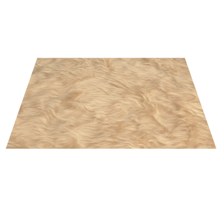 Vinyl Teppich Esszimmer design mit wolleffekt - TenStickers