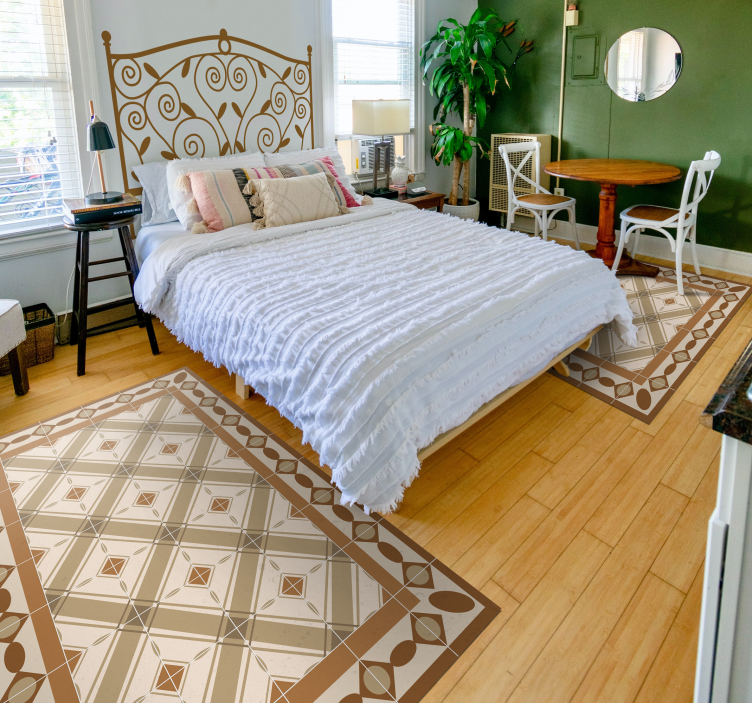 Vinylteppich Wohnzimmer Portugiesische Fliesen - TenStickers