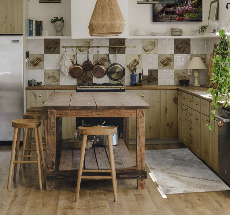 Vinyl Teppich Marmor elegantes finish - TenStickers