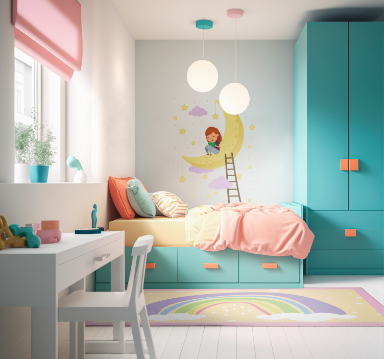 Vinylteppich kindlich Regenbogen - TenStickers