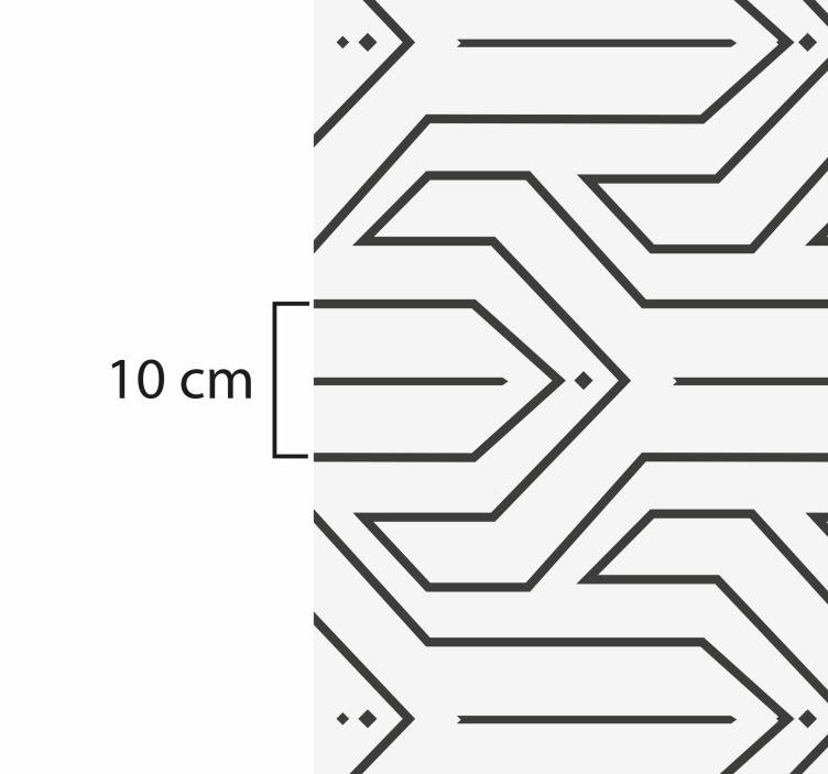 Vinyl Teppich geometrisches Muster - TenStickers