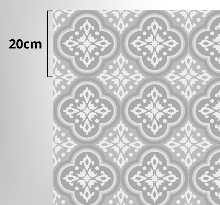 Vinyl Teppich Küche Graues portugiesisch - TenStickers