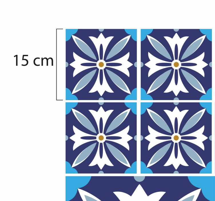 Vinylteppich Mosaik Mosaik helena läufer - TenStickers