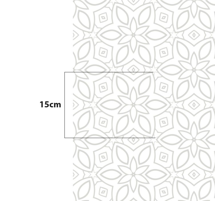 Vinyl Teppich Küche Blumen hidraulisch - TenStickers