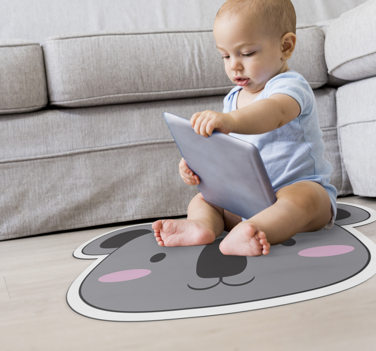 Koala gesicht tier vinyl teppich - TenStickers