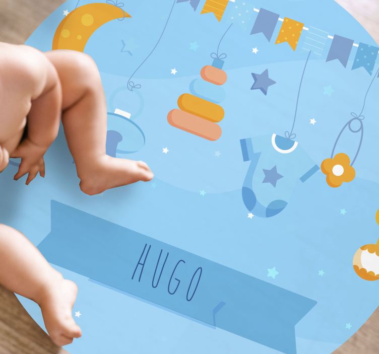 Vinyl Teppich Baby individuelle kinderzimmer-dekoration - TenStickers