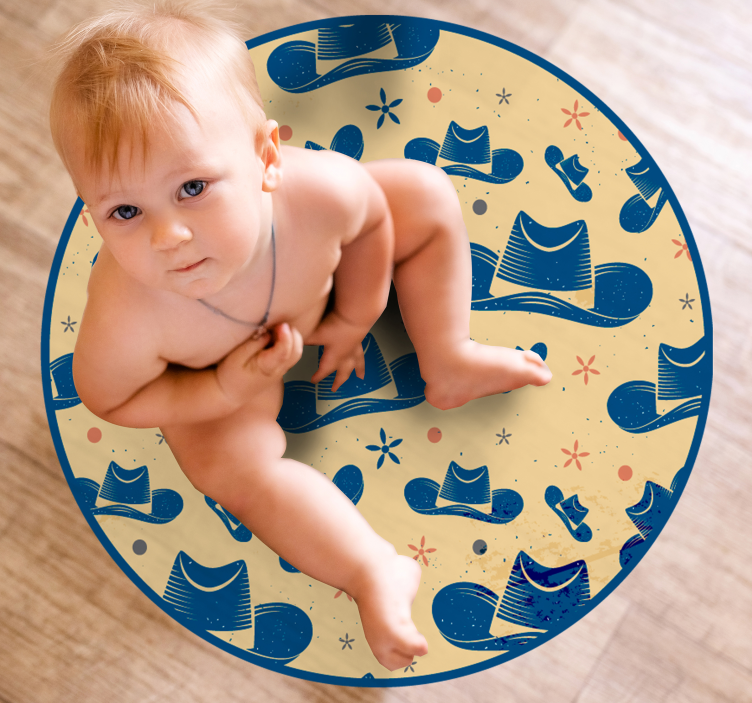 Vinyl Teppich Baby kreisförmiger spielbereich - TenStickers