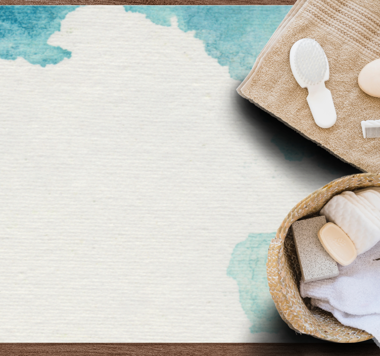 Vinyl Teppich Bad sanfter aqua-effekt - TenStickers