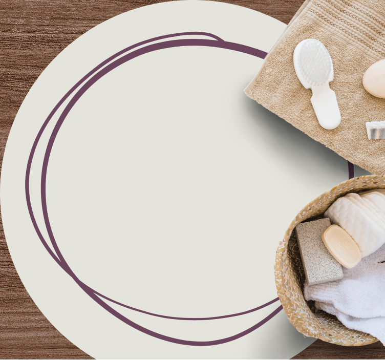 Vinyl Teppich Bad badezimmeressenz - TenStickers