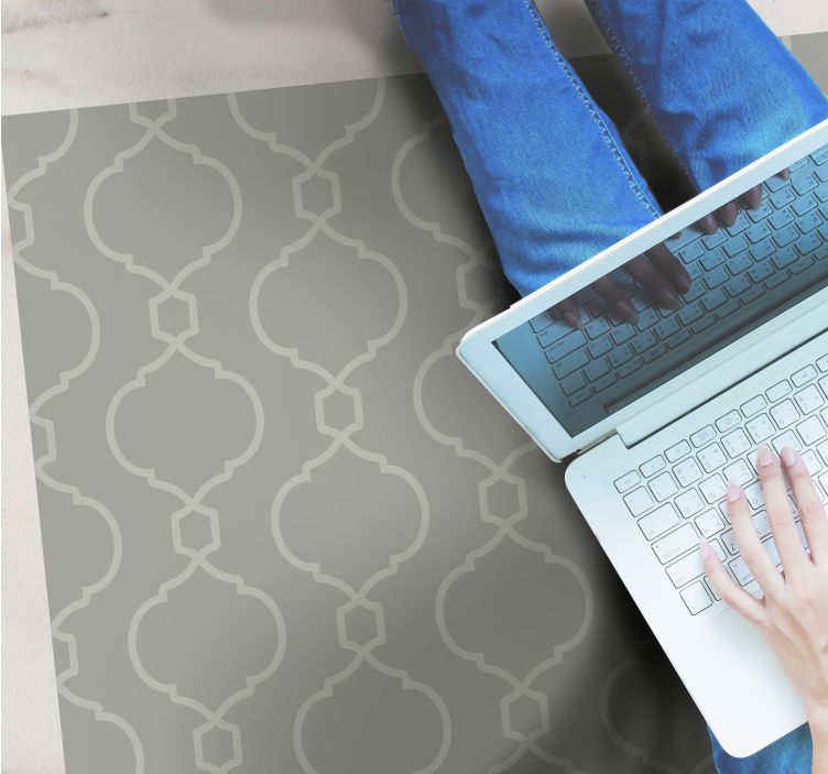 Vinyl Teppich Fliesenoptik stilvoller geometrischer druck - TenStickers