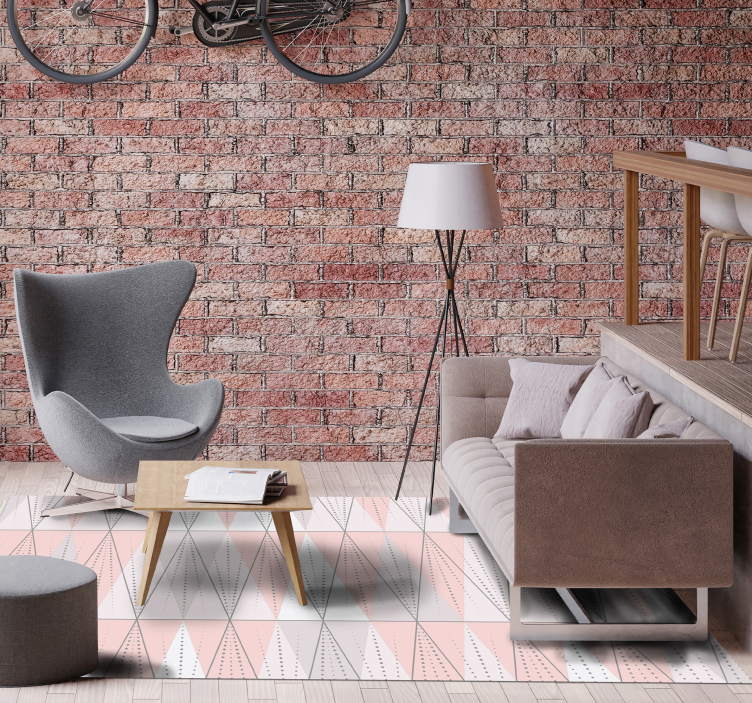 Vinyl Teppich geometrisch geometrische linearität - TenStickers