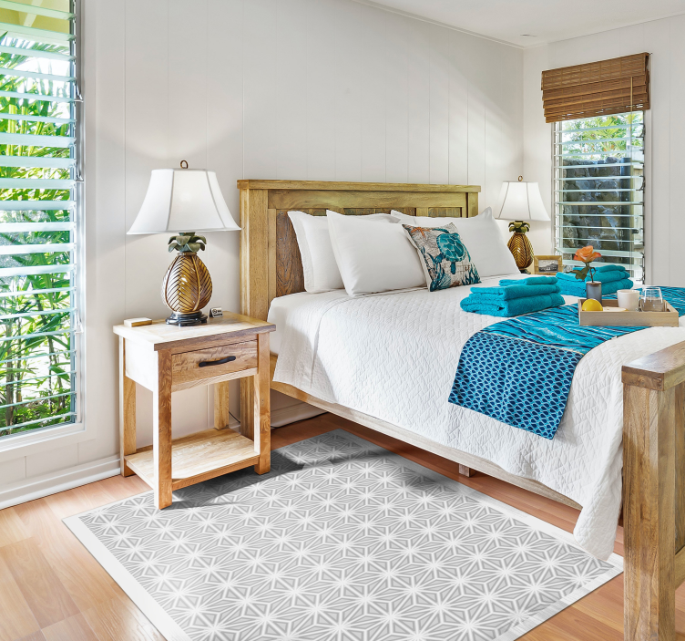 Vinyl Teppich geometrisch geometrischer musterakzent - TenStickers