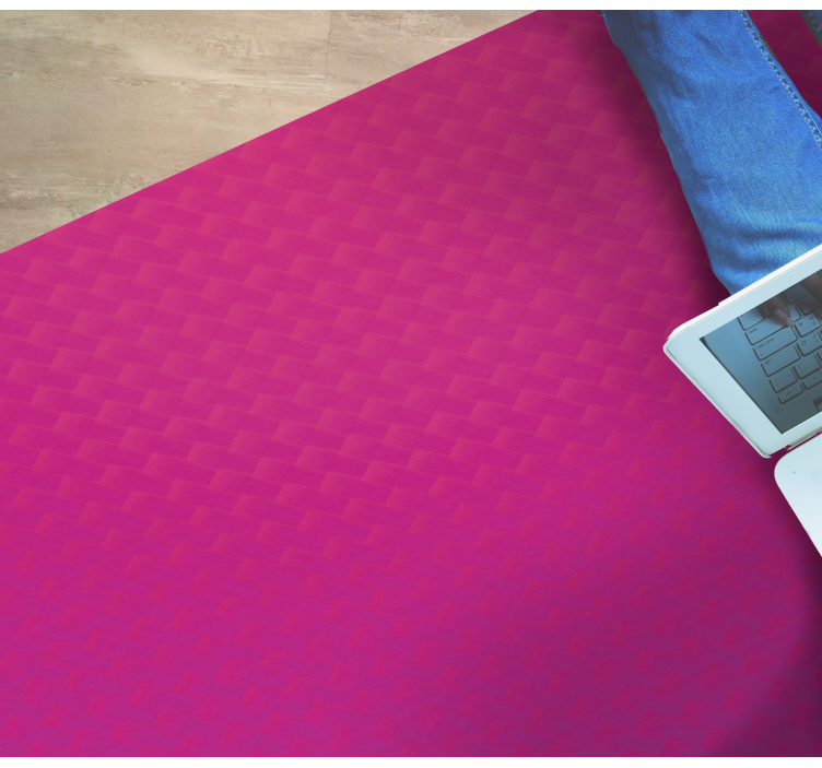 Vinyl teppich imitation struktur farbverlauf sechseckmuster - TenStickers