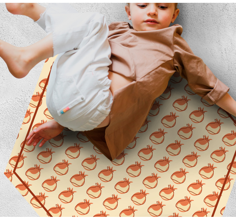 Vinyl Teppich Küche bezaubernde vogelmuster - TenStickers