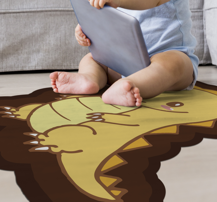 Vinyl Teppich Kinderzimmer süßer dinosaurier dinosaurier - TenStickers