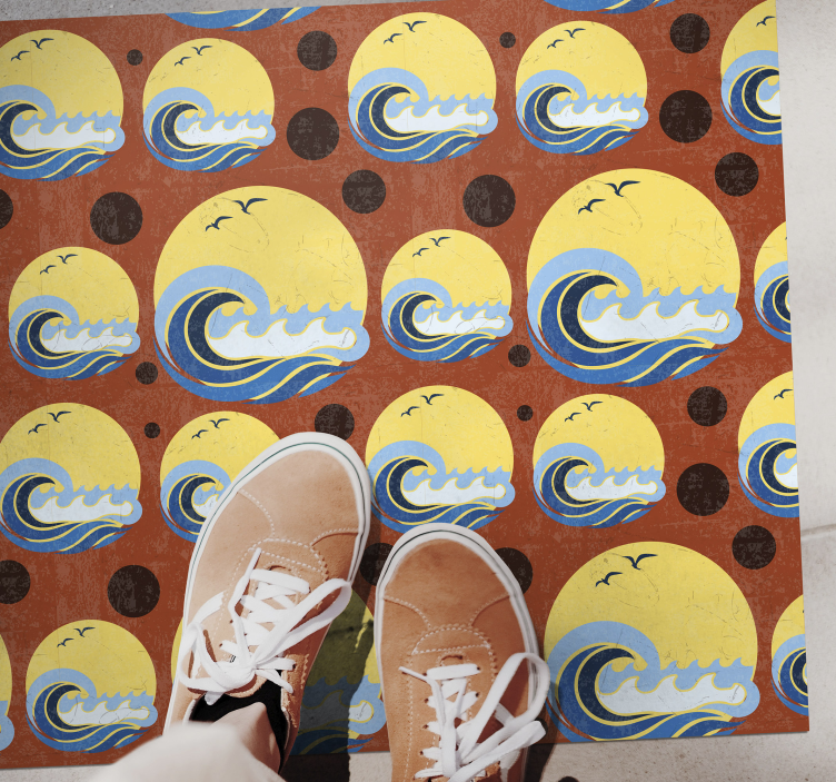 Vinyl Teppich kindlich bilder vom meer - TenStickers