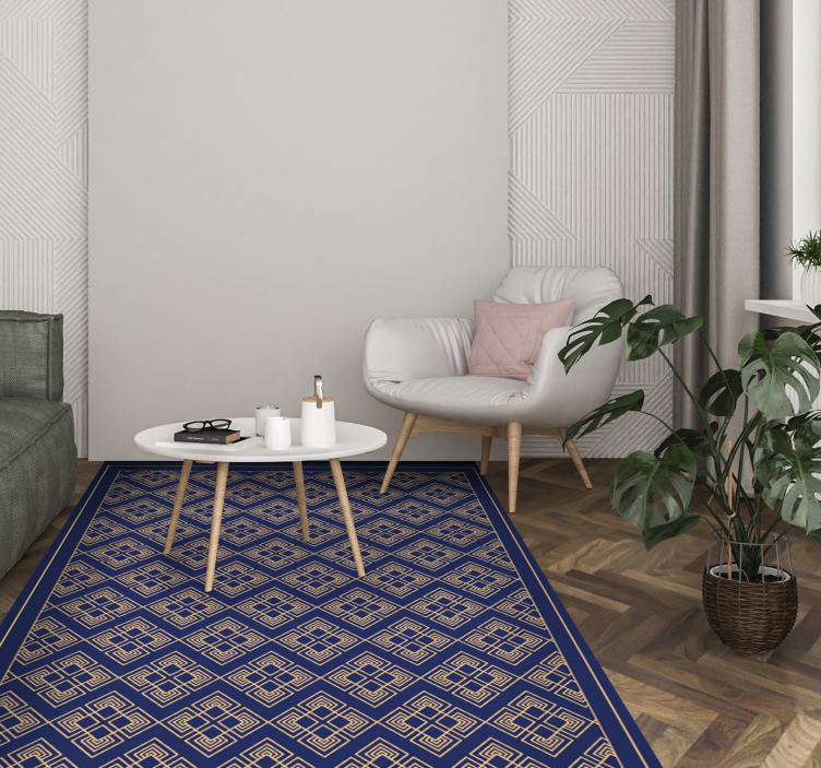 Vinyl Teppich Mandala geometrisches mandala - TenStickers