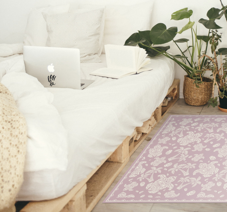 Vinyl Teppich Mandala paisley-mandala - TenStickers