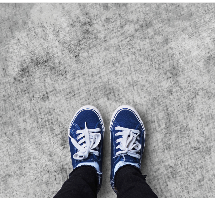 Vinyl Teppich Wohnzimmer graue marmorstruktur - TenStickers