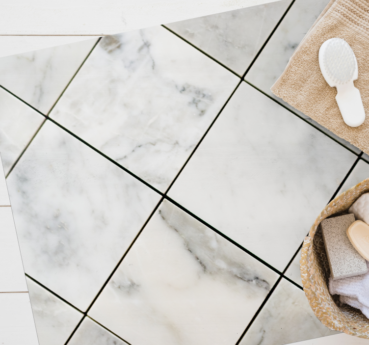 Vinyl Teppich Marmor marmor mimikry - TenStickers