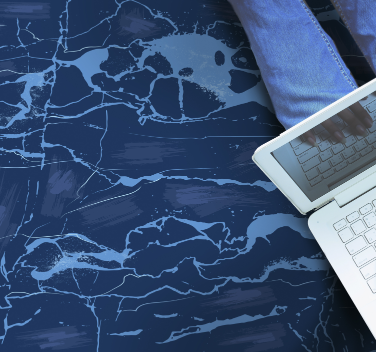 Vinyl Teppich Marmor marmoroberflächeneffekt - TenStickers