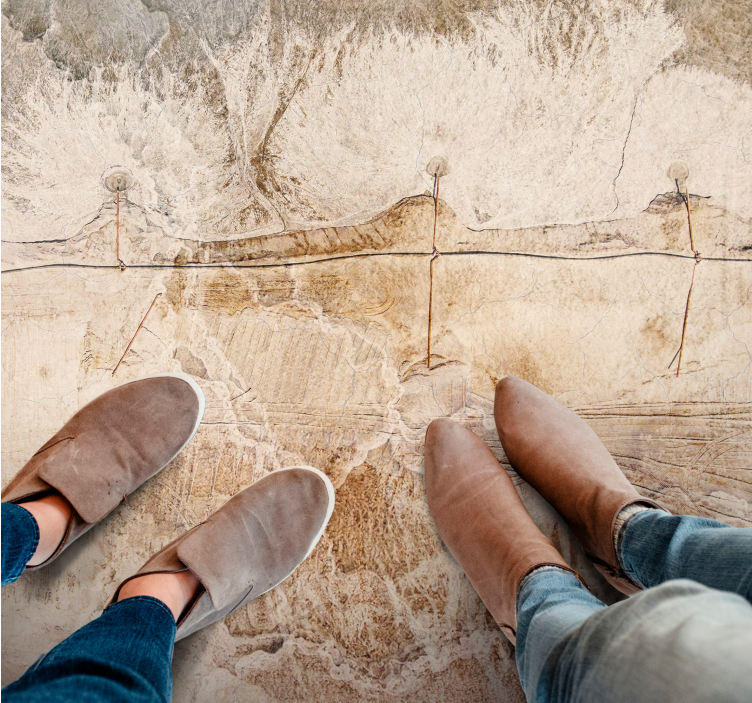 Vinylteppich Steinoptik natursteinstruktur - TenStickers