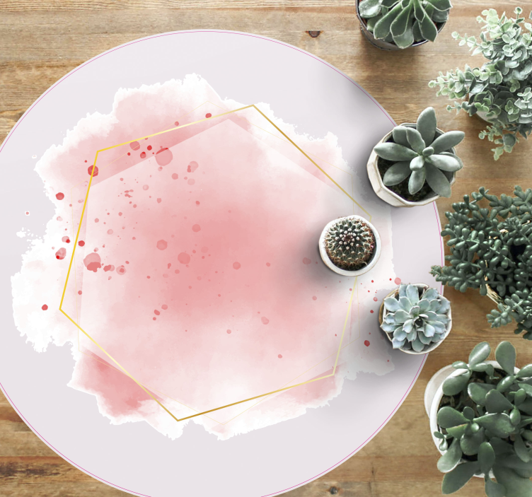 Vinyl Teppich minimalistisch abstraktes aquarell - TenStickers