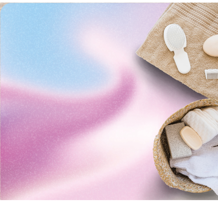 Vinyl Teppich Bad verlaufsebenen - TenStickers