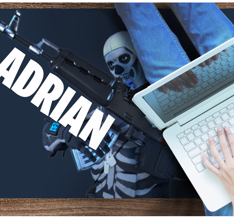 Vinyl Teppich Jugendzimmer benutzerdefiniertes spiel-skelett - TenStickers