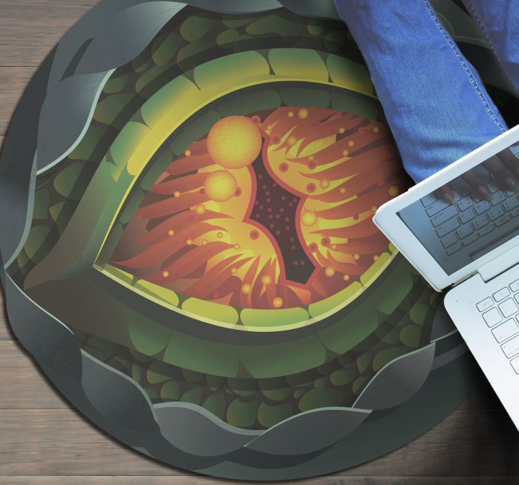 Vinyl Teppich Natur abstrakt natur auge - TenStickers