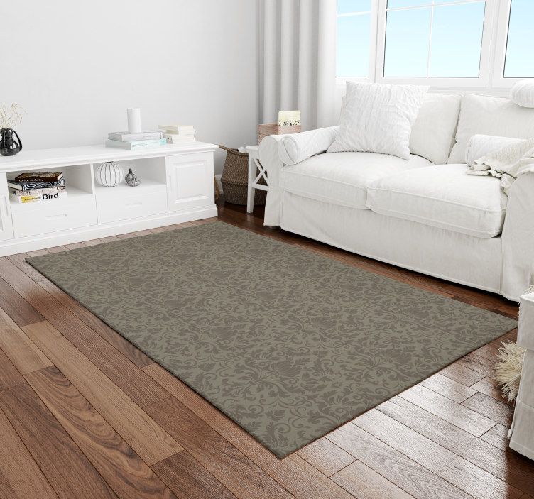 Vinyl Teppich Vintage elegantes Barockmuster - TenStickers