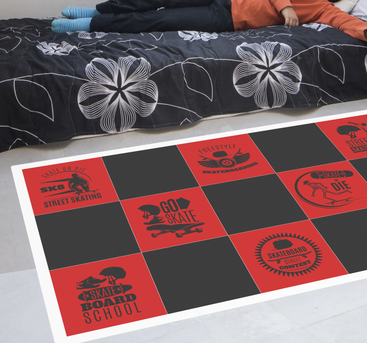 Vinyl Teppich Spiele skateboard-themen - TenStickers