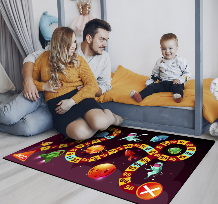 Vinyl Teppich Spiele weltraum-abenteuerspiel - TenStickers