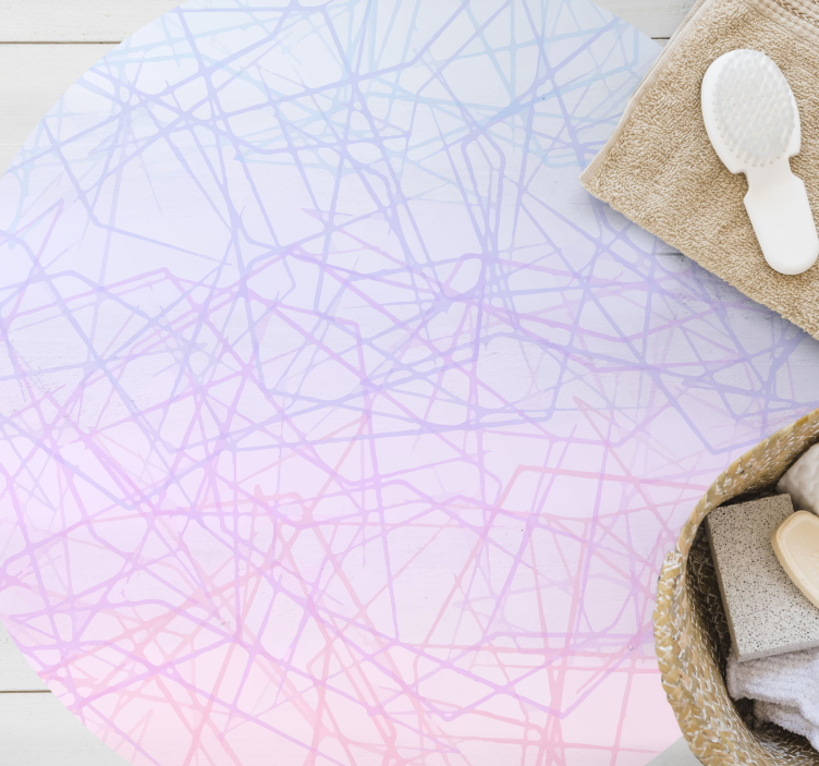 Vinyl Teppich Textur abstrakte linienüberlagerung - TenStickers