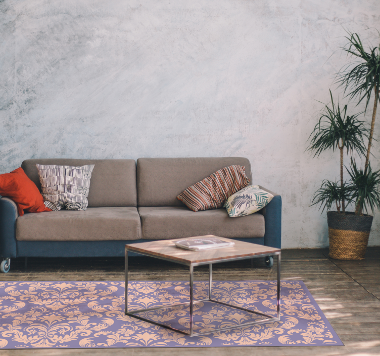 Vinyl Teppich Textur barockmusterdetail - TenStickers