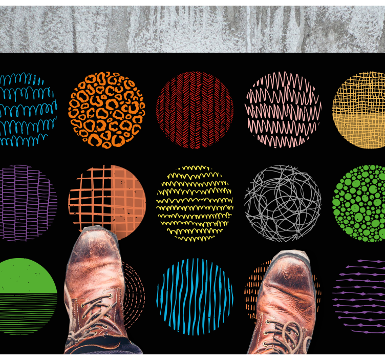 Vinyl Teppich modern lebendige musterkollektion - TenStickers