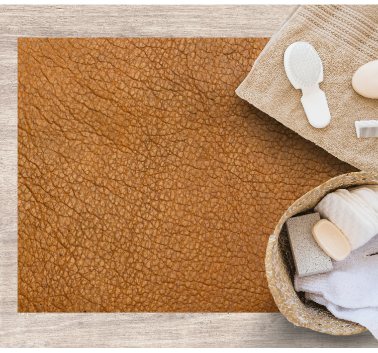 Vinyl Teppich Textur lederähnliche oberfläche - TenStickers